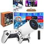 Proyector Gaming Ciné En Casa  Smart Tv + 10000 Juegos
