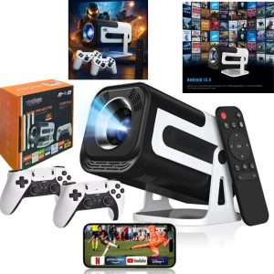 Proyector Smart Tv 4K + 10000 Juegos Cine En Casa