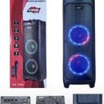 Torre De Sonido Bluetooth 9000W PMPOControl Y Microfono