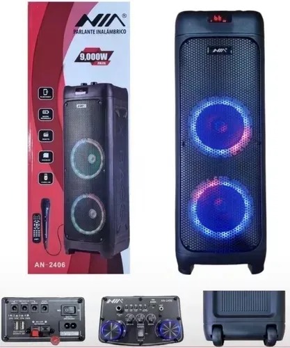 Torre De Sonido Bluetooth 9000W PMPOControl Y Microfono