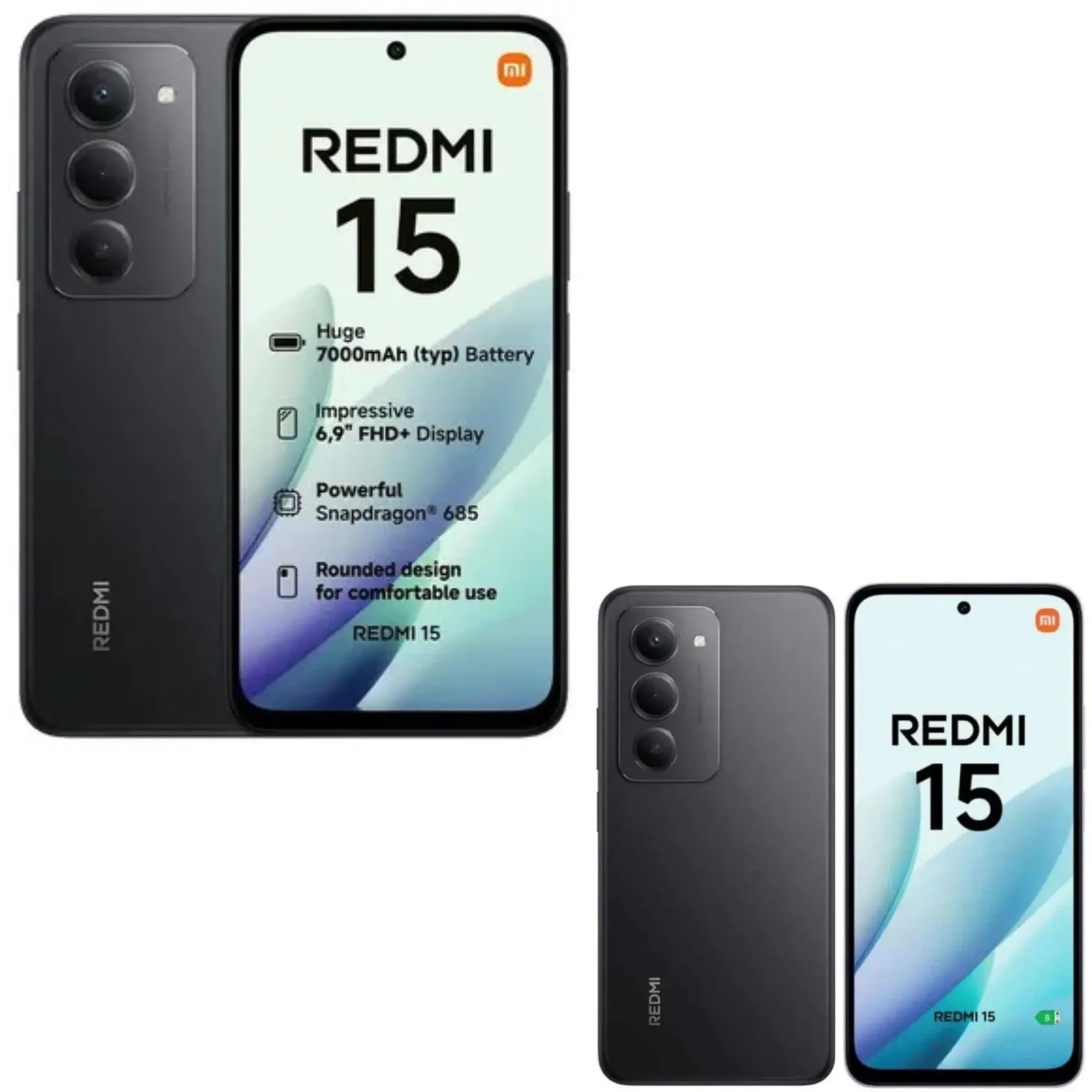 Celular Xiaomi Redmi 15 128GB 6ram Negro