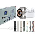 Smartwatch i20 Max Ultra 7 Manillas + Audifonos Airpods Pro Combo