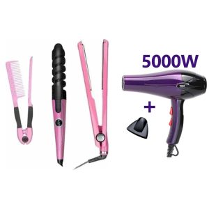 Rizadora Encrespador + Secador de Cabello Combo 4 en 1