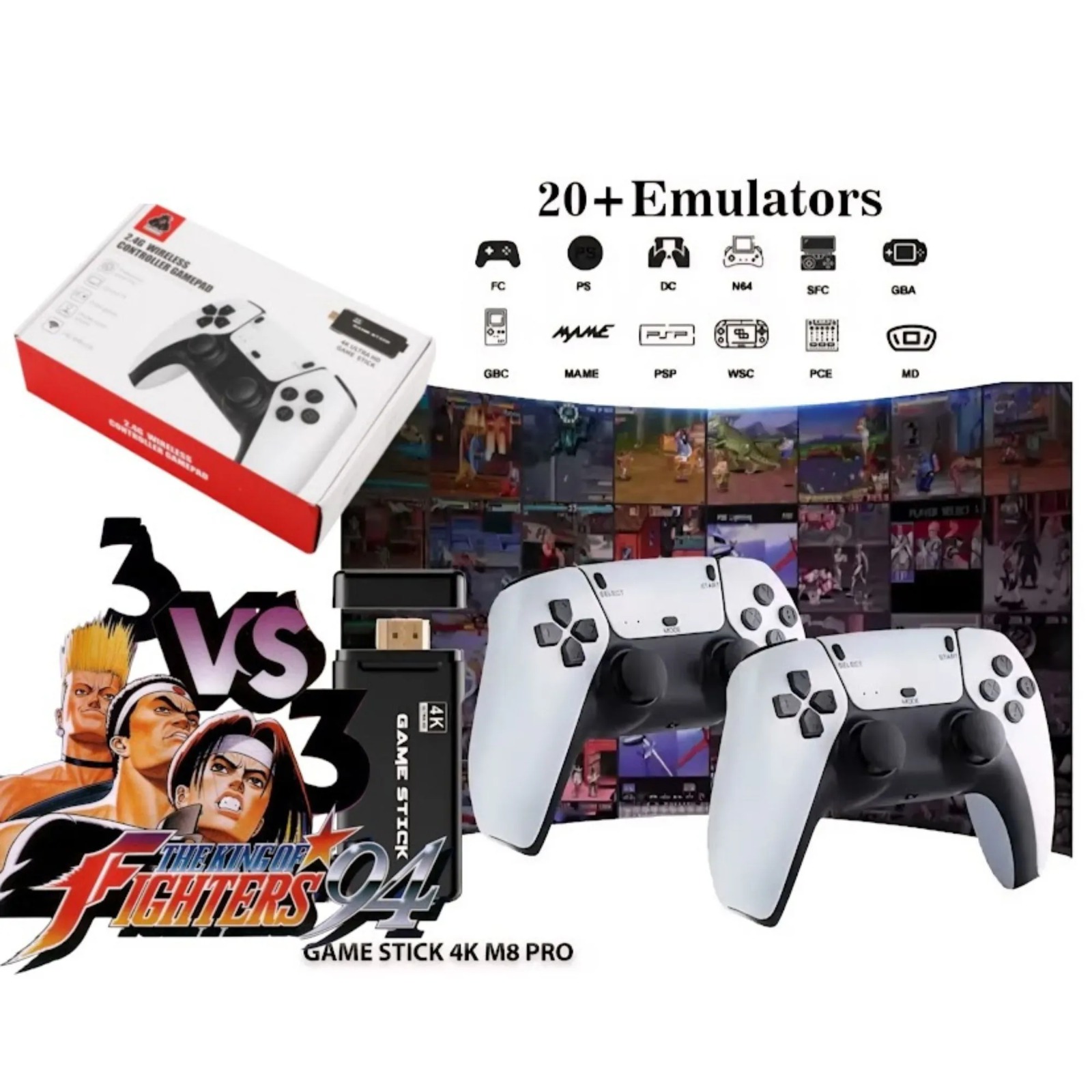 Consola Retro HD 4K 30.000 Juegos M8 PRO S 2 Consoles