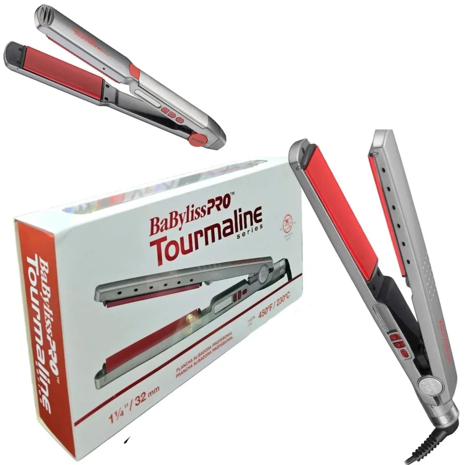whatsapp-image-2026-07-03-at-12.08.35-pm.jpeg Plancha Cabello Babyliss Pro Original Tourmaline Serie Nano Titanium - Imagen 1
