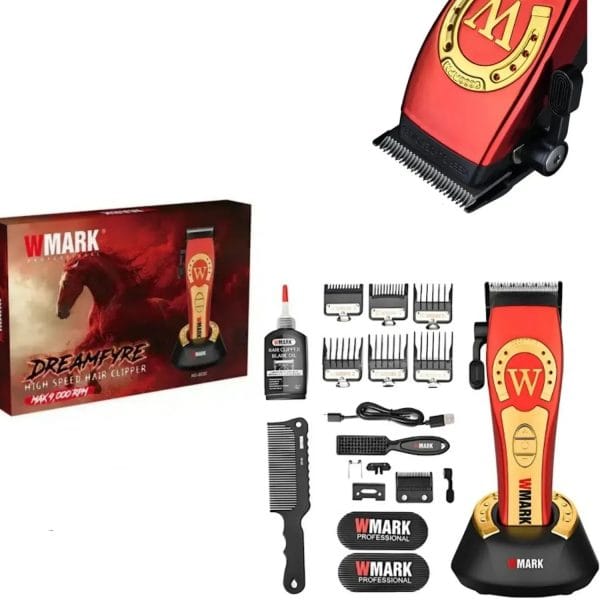 Maquina Peluquera Profesional WMARK Cortadora De Cabello 9000Rpm