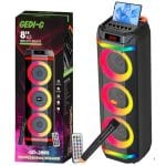 Torre De Sonido Potente Para Fiesta 8X3 + Control Microfono