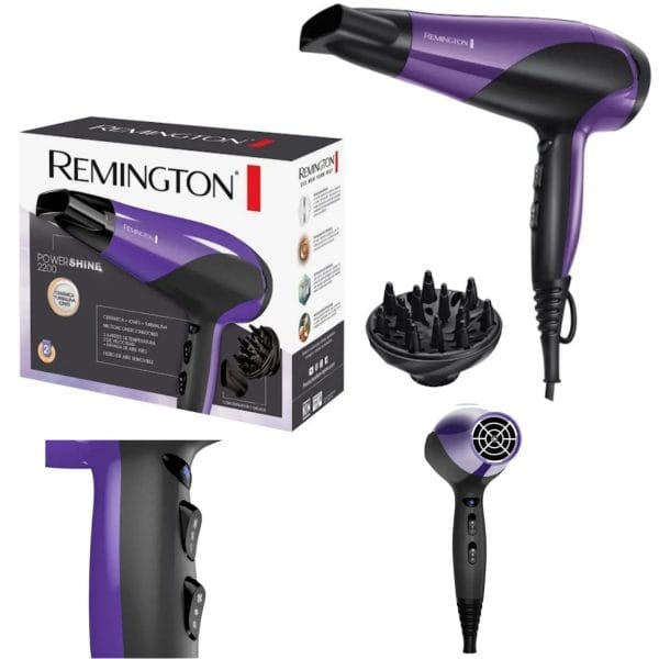 Secador Remington PowerShine Cabello Mas Brillante Original