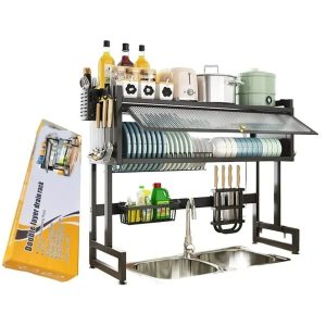 Escurridor De Plato Organizador De Plato 85CM Acero Inoxidable